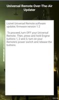 Lionel Universal Remote Update الملصق