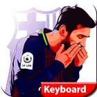 messi  keyboard themes for barcelone 2018 ไอคอน