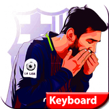 messi  keyboard themes for barcelone 2018 иконка