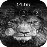 angry lion lock screen keypad