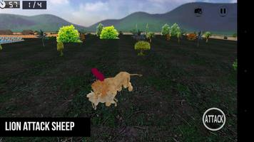 Real Lion Simulator 3D capture d'écran 1