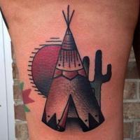 Native American Tattoos постер