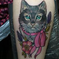 Cat Tattoos Affiche