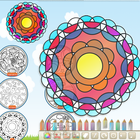 Mandalas Coloring icône