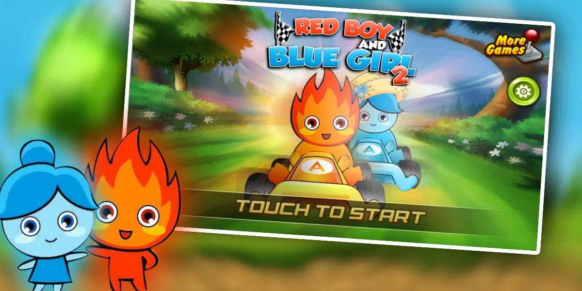 Red Boy And Blue Girl in Forest Temple Maze APK for Android Download