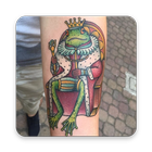 Lucky Frog Tattoo ícone