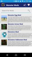 Monster Mod For MCPE! capture d'écran 1
