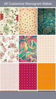 Custom Monogram Maker Plakat