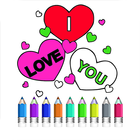 Coloring Book Of Love icône