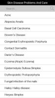 Skin Disease Problems and Care poster