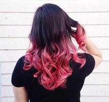Pink Ombre Hairstyles poster