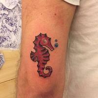 Seahorse Tattoo Affiche