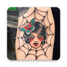 Spider Web Tattoo ideas icône