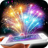Fireworks. Augmented reality