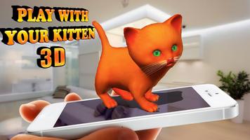 Virtual pet kitten camera 3D capture d'écran 1