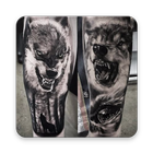 Wolf Tattoo Ideas icône