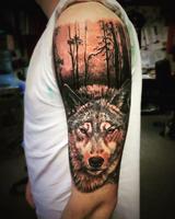 Wolf Tattoo Ideas capture d'écran 1