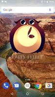 Cute Owl Live Clock screenshot 1