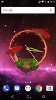 Fireflies Live Clock poster