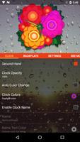 3D Flowers Clock Widget screenshot 2