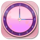 Pink Theme Clock Widget icon