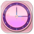 Pink Theme Clock Widget APK