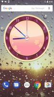 Pink Theme Clock Widget screenshot 2