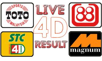 Live 4D Result Free تصوير الشاشة 1