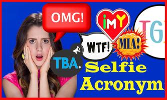 Selfie Talking Acronym poster