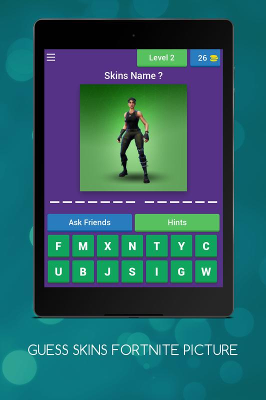 Guess The Fortnite Skins Quiz for Android - APK Download - 532 x 800 jpeg 32kB