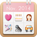 Women's Stamp Calendar/Diary APK