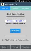 Root Checker Pro capture d'écran 1