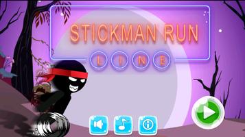 پوستر Line Stickman Run 2