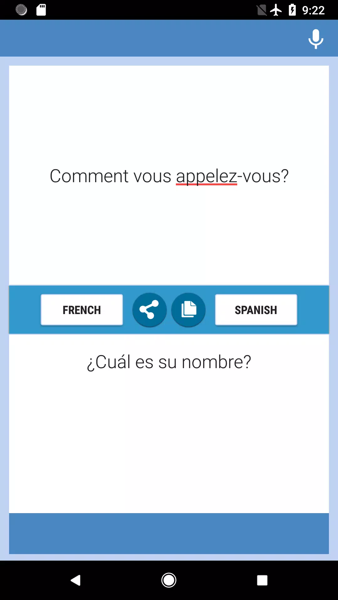 Descarga de APK de Traductor Francés-español para Android