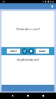 Kirgisisk-Dansk Oversætter captura de pantalla 3