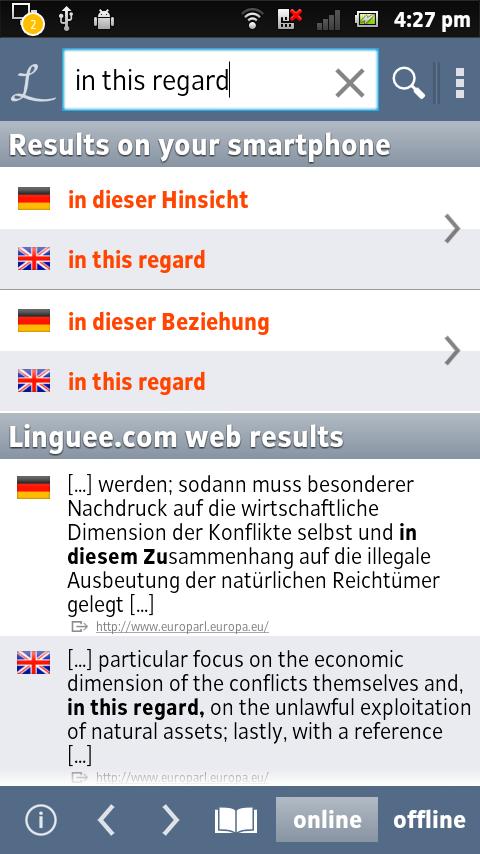Dictionary Linguee for Android - APK Download