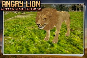 Angry Lion Attack Simulator 3D syot layar 3