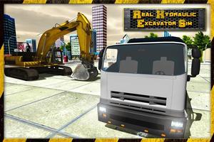Real Hydraulic Excavator Sim capture d'écran 3