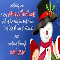برنامه‌نما Christmas Greetings and Wishes عکس از صفحه
