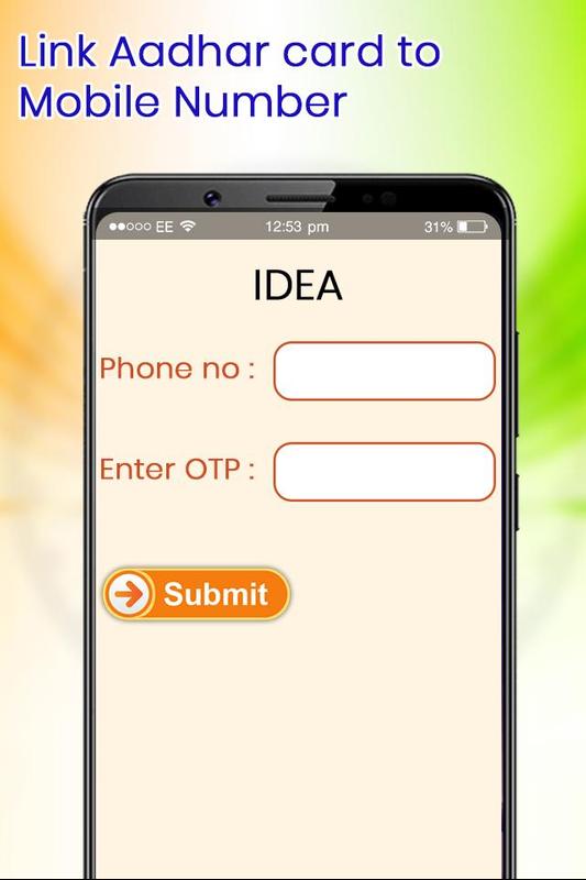 Aadhar Card Link to Mobile Number / SIM Online for Android ...