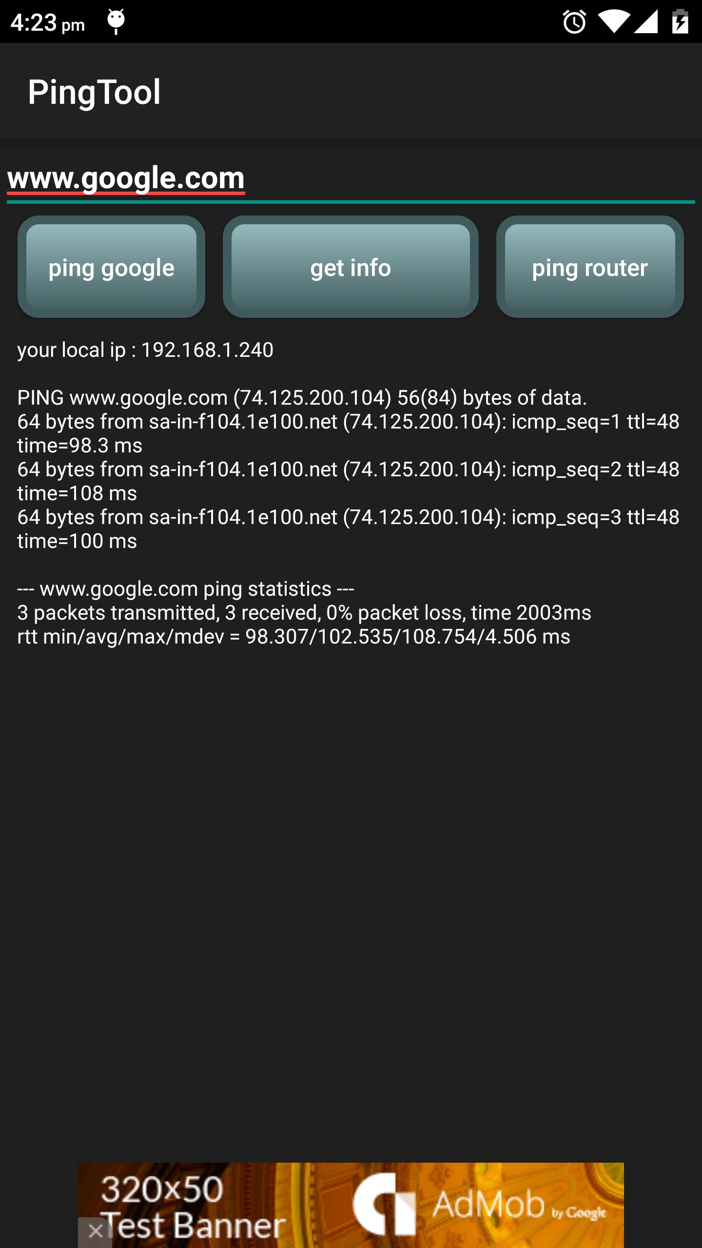 Ping download