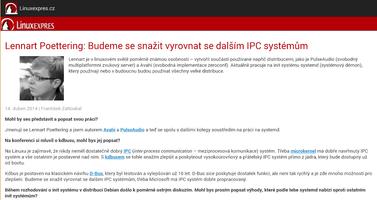 Linuxexpres.cz capture d'écran 1