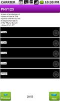 FUTMx Multiple Choice PHY123 截图 2