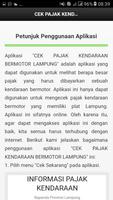 Cek Pajak Kendaran Bermotor Lampung स्क्रीनशॉट 1