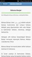 Kamus Bahasa Banjar capture d'écran 3