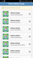 Kamus Lengkap Bahasa Dayak Offline imagem de tela 1