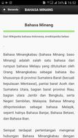 Kamus Bahasa Minang capture d'écran 3