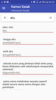 Kamus Bahasa Sasak Offline screenshot 2