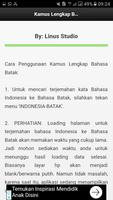 Kamus Lengkap Bahasa Batak capture d'écran 3