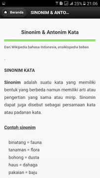 Kamus Sinonim Dan Antonim Kata Indonesia Apk 1 0 Fur Android Herunterladen Die Neueste Verion Von Kamus Sinonim Dan Antonim Kata Indonesia Apk Herunterladen Apkfab Com